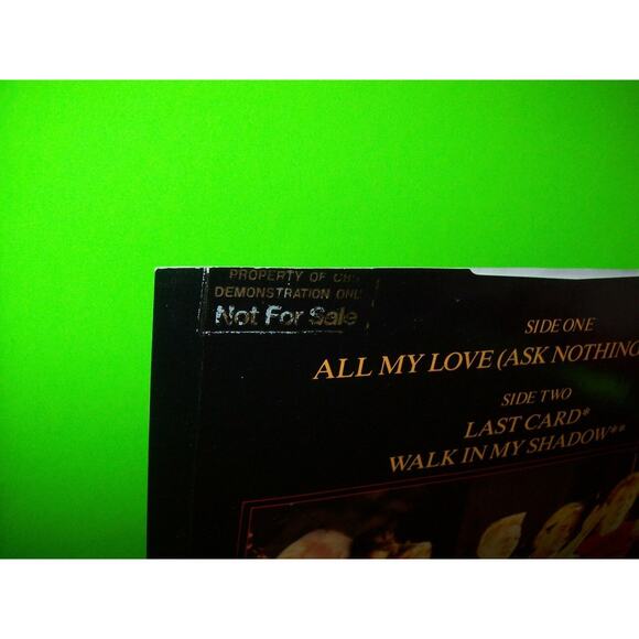 Spear Of Destiny All My Love Ask Nothing Vinyl 12" Record 1987 Post-Punk PROMO - Picture 3 of 4